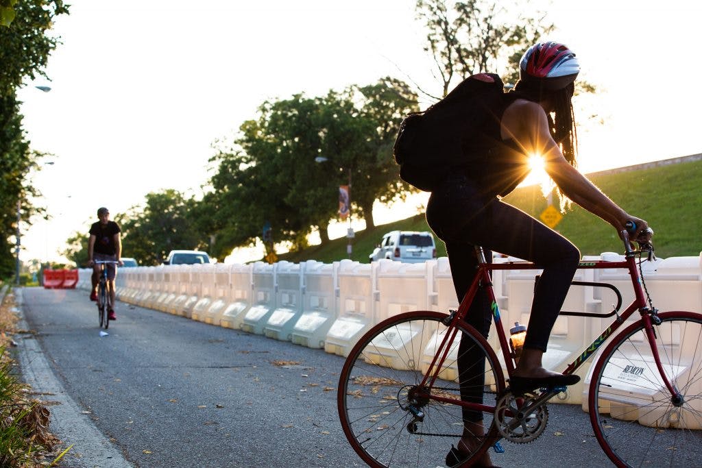 Biking in Baltimore