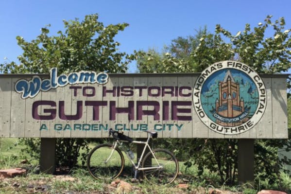 Gravel ride to Guthrie, OK 