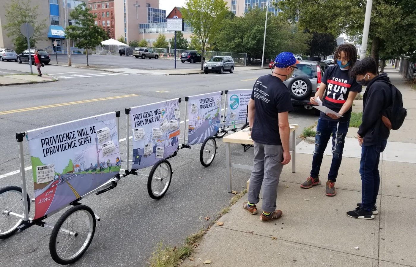 Alongside the nonprofit Youth in Action, the Providence Streets Coalition has been engaging residents on Broad Street around the city’s planned infrastructure changes.