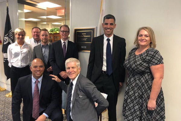 Several companies from California led a dynamic meeting with Senator Dianne Feinstein's office (D-CA)