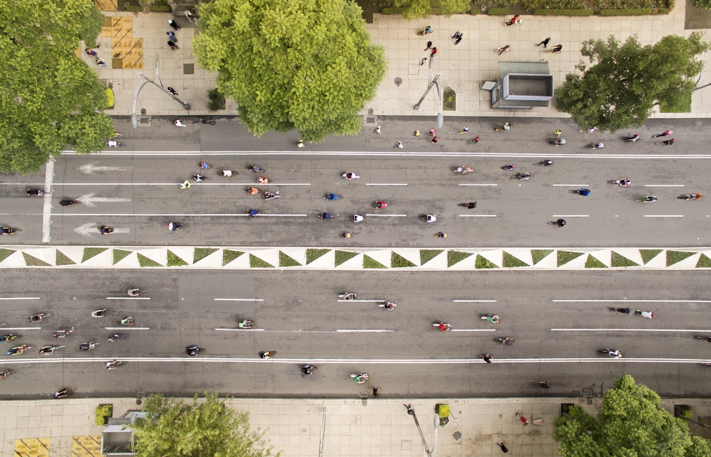 Mexico City’s Muevete en Bici program has closed down Paseo de la Reforma to car traffic every Sunday since 2017.