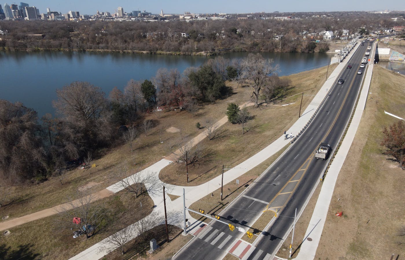 The Longhorn Dam Shared Use Path in Austin, Texas. (Photo courtesy of the Austin Department of Transportation)