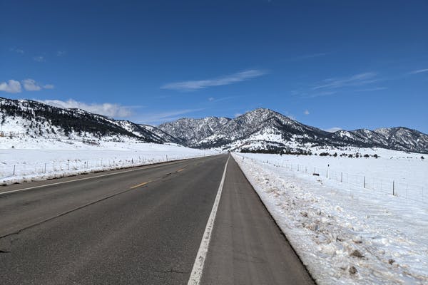 Biking in Colorado.