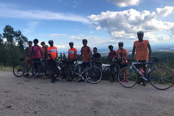 Members of Pittsburgh Youth Leadership gather for a summertime ride. PYL riders joined 12 members of Congregation Dor Hadash for a Solidarity Ride in November, touring 60 miles of the Great Allegheny Passage.