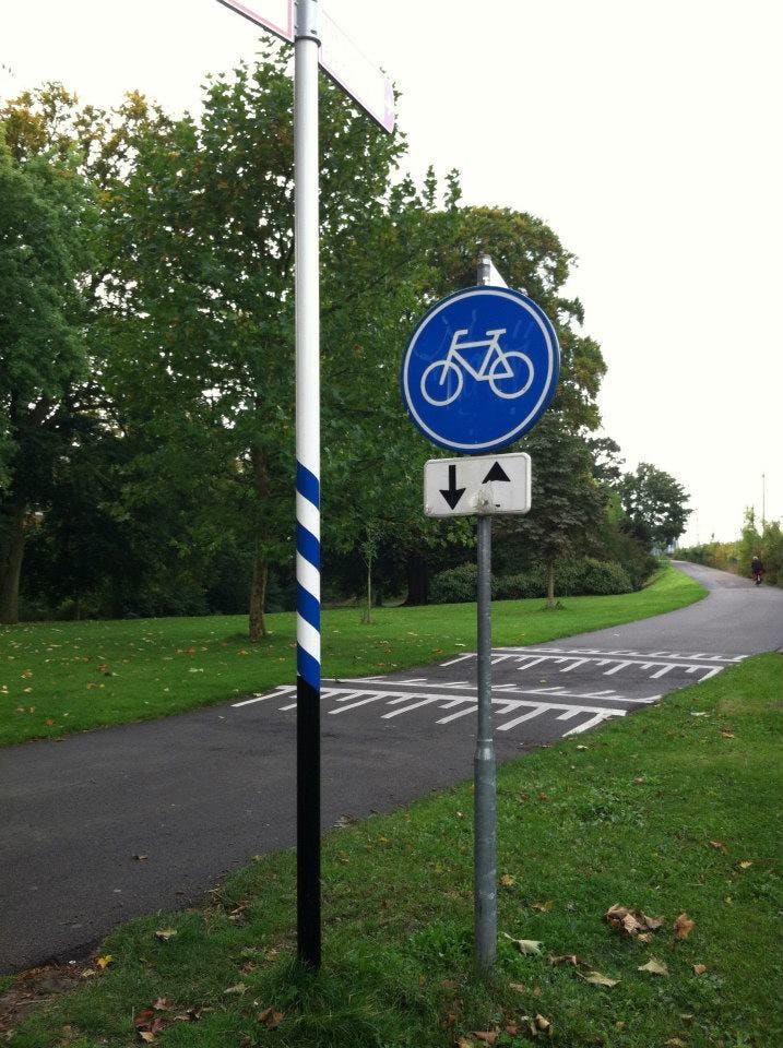 Netherlands bike lane