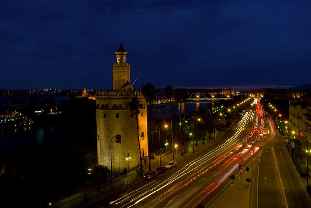 Sevilla at night