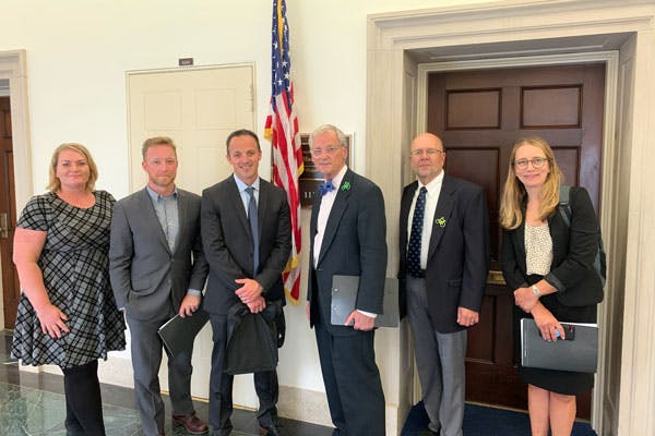 Industry leaders met with Rep. Earl Blumenauer (D-OR), chair of the Congressional Bike Caucus.