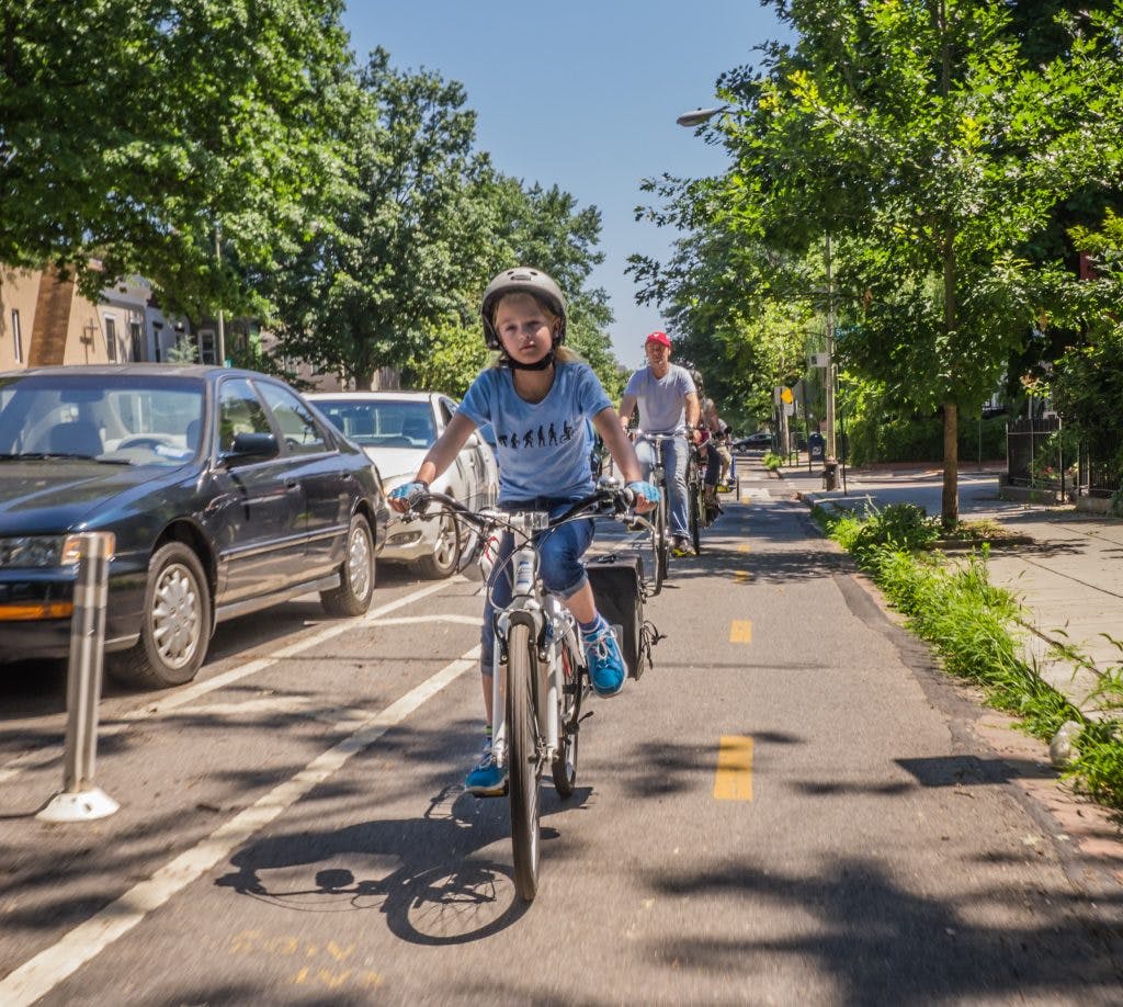 Biking in Washington, DC