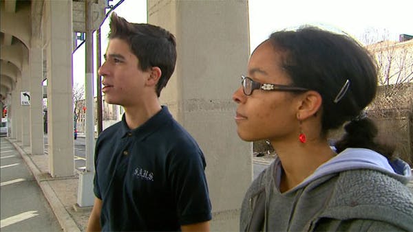 Sabastian Rahman and Jocelyn Dicent of Rockaway Waterfront Alliance at the Underway. Photo: CBS New York.