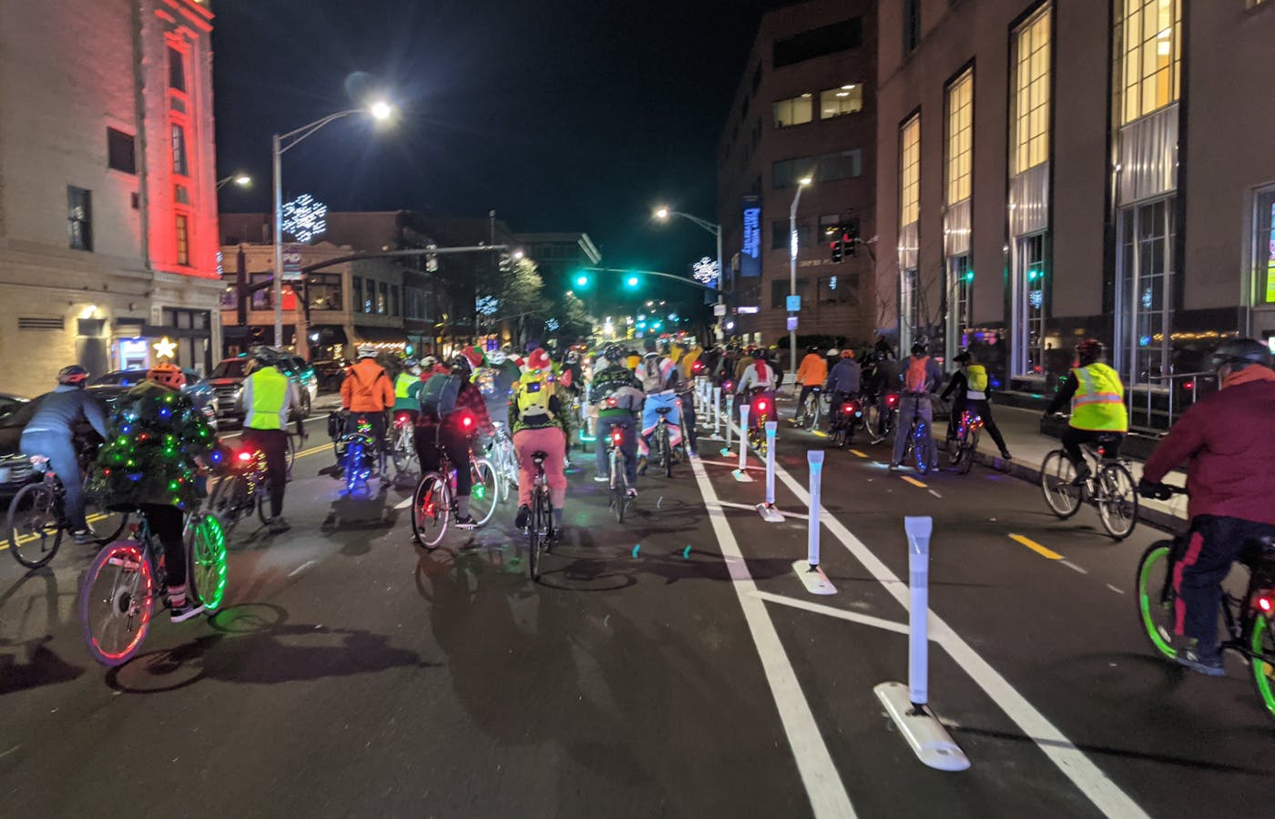 Community rides like Providence Bike Jam allow people of all ages and abilities to come together and support local bike advocacy efforts. (Photo credit: Providence Bike Jam)