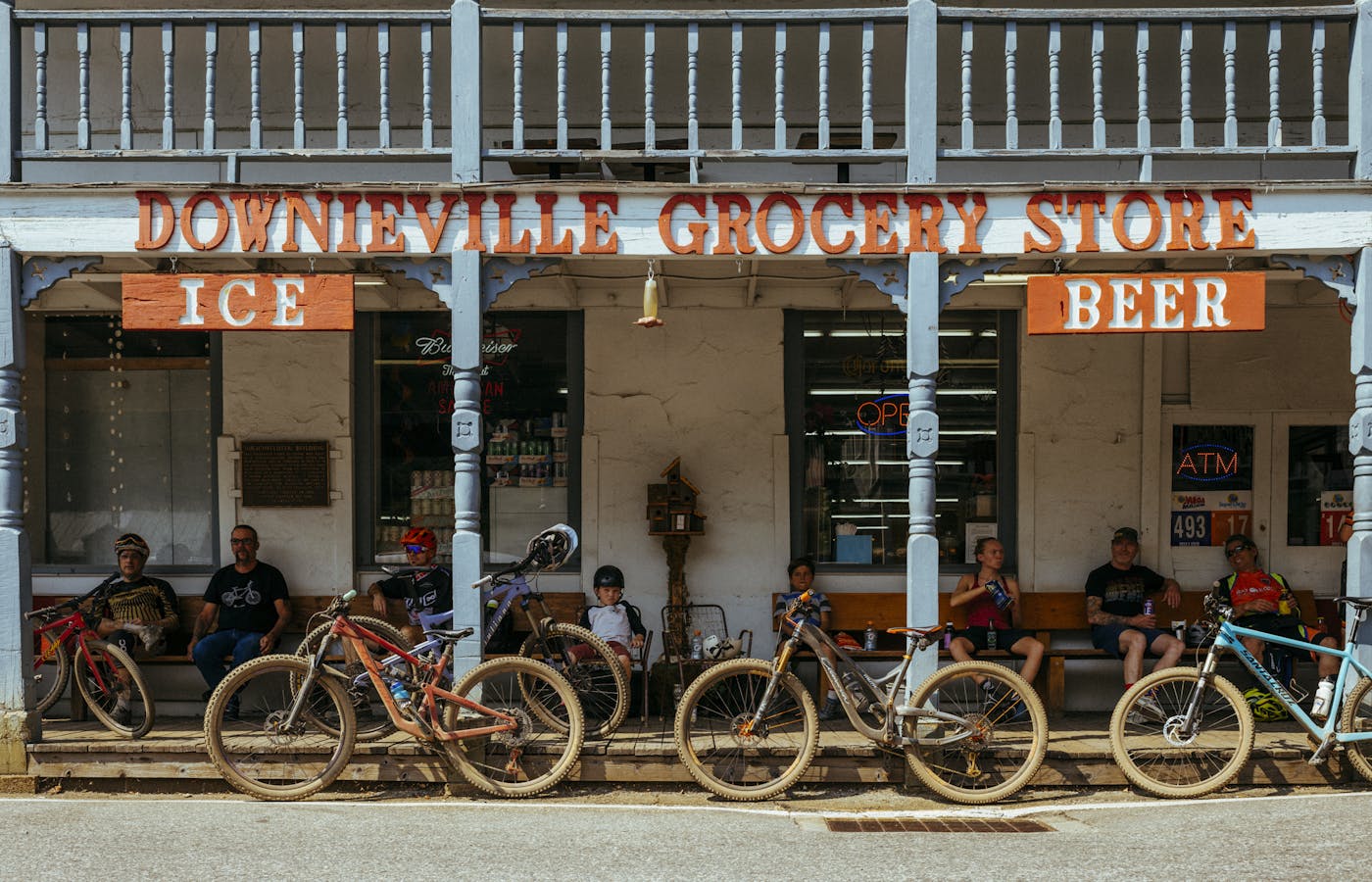 The Downieville Grocery Store is the main stop for rest and provisions when you get back from a ride. (Photo credit: Ken Etzel)