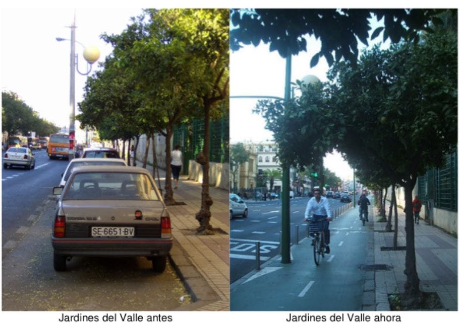 Jardines del Valle before and after