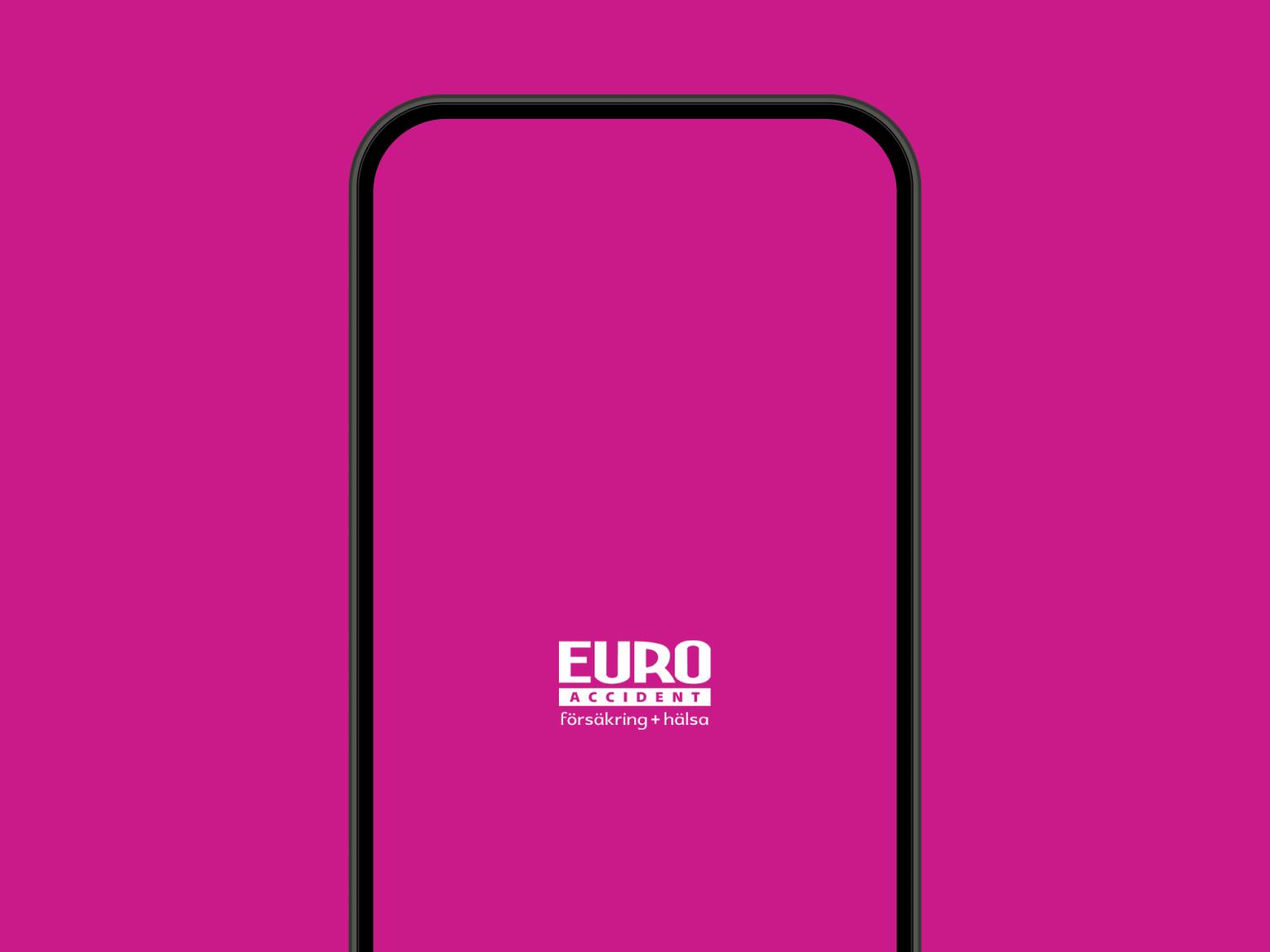 Euro Accident mobile app splash screen