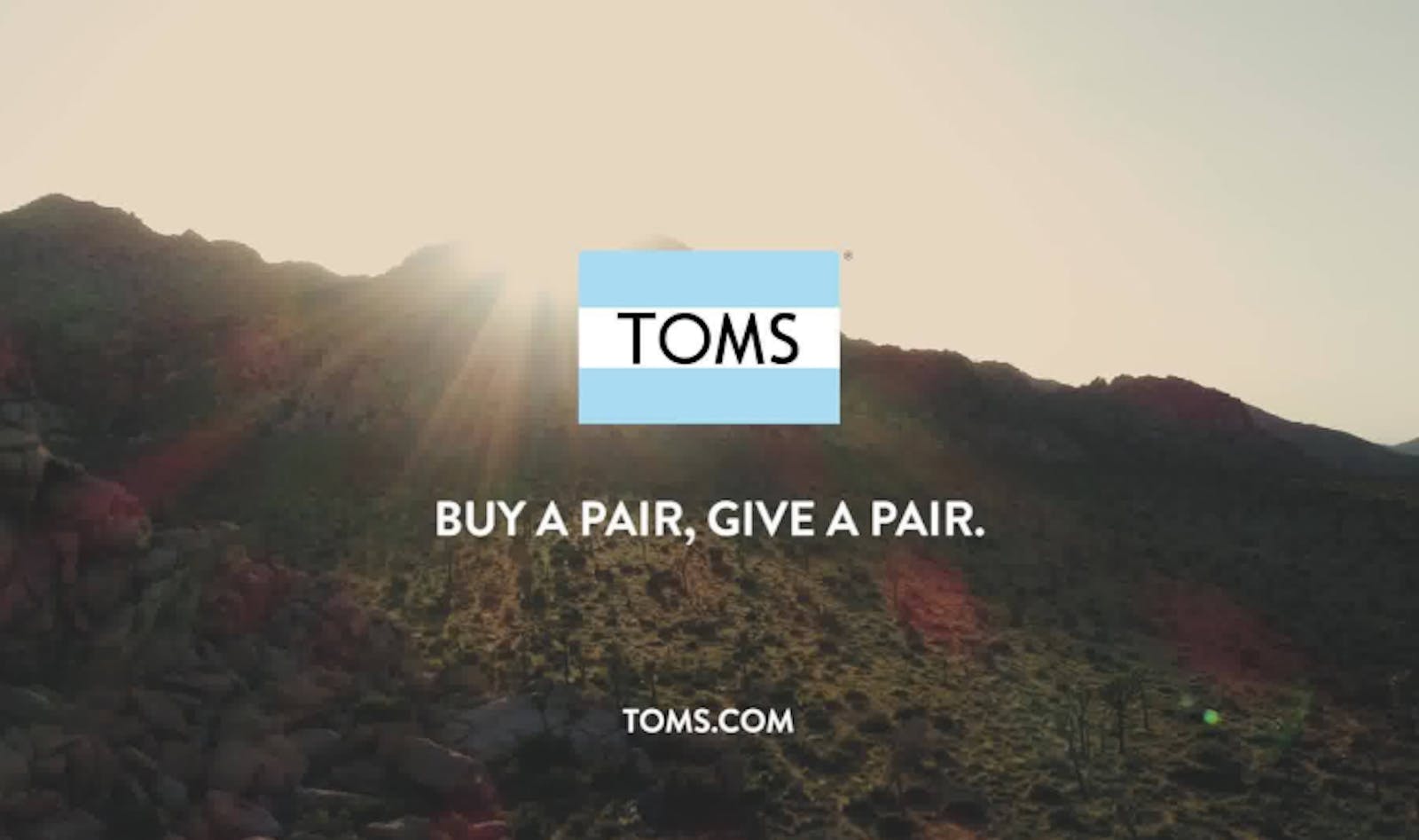 Powered by Purpose Toms Shoes Percent