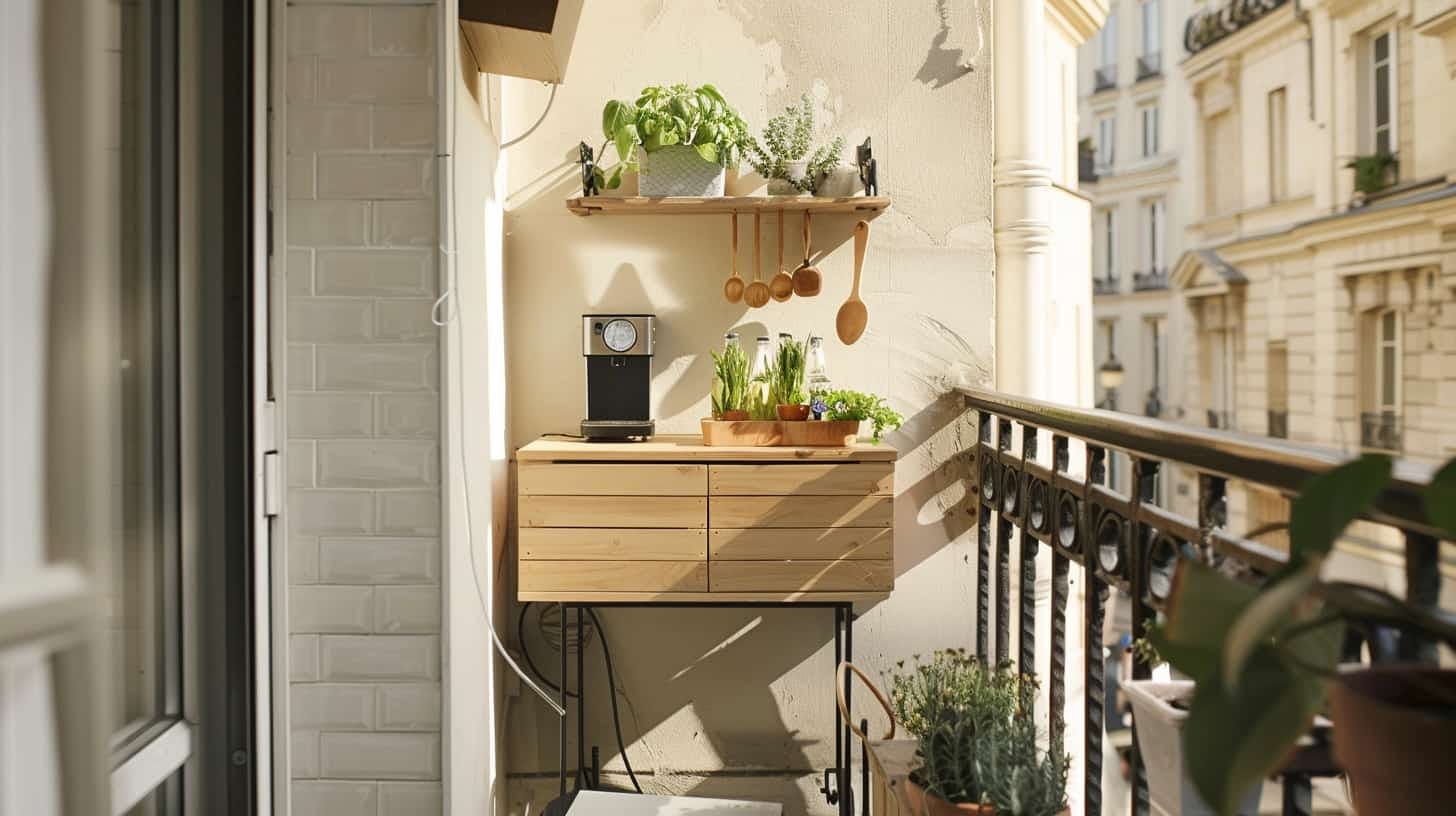 idées rangement pour balcon