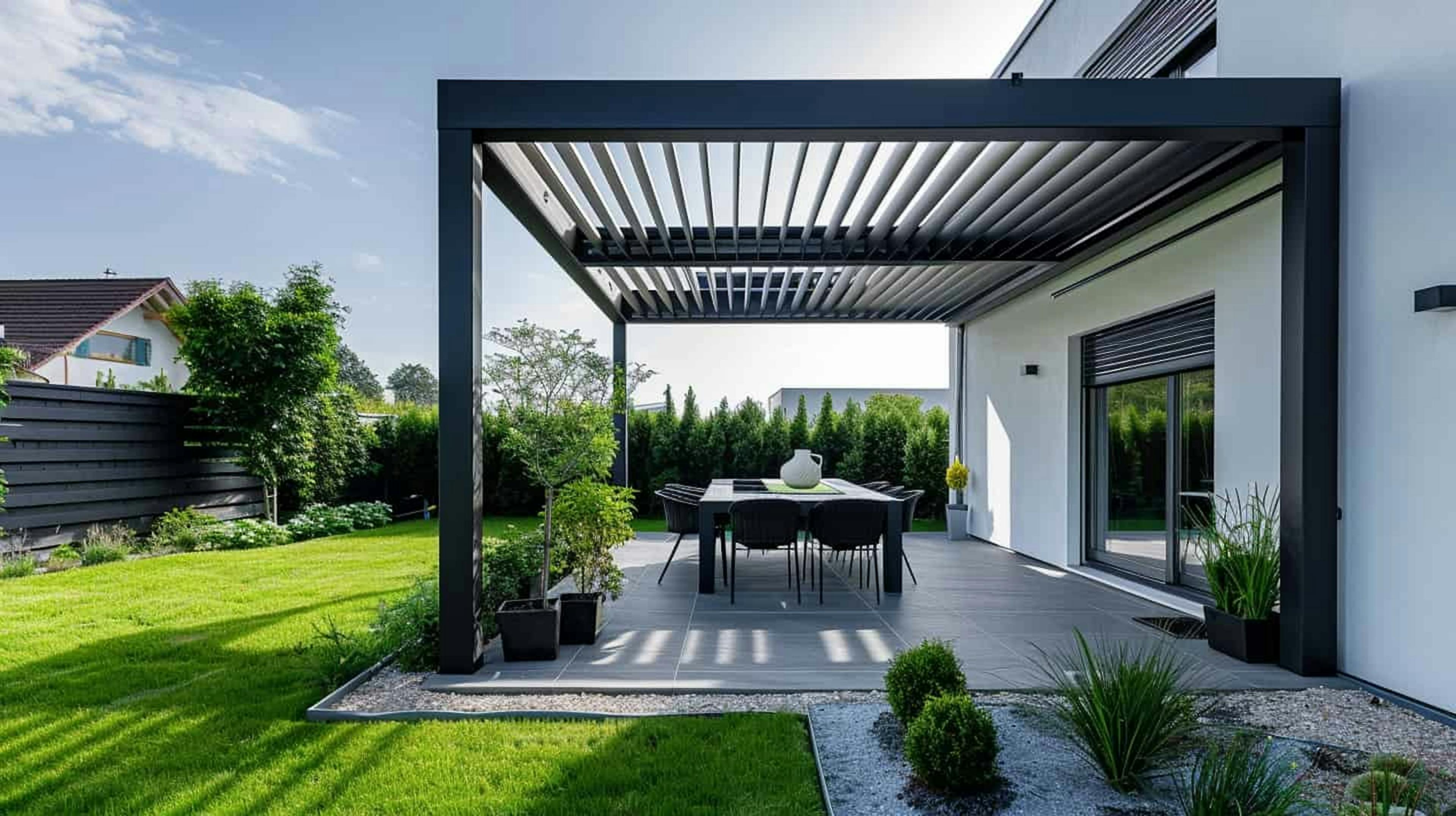 pergola aluminium pour jardin