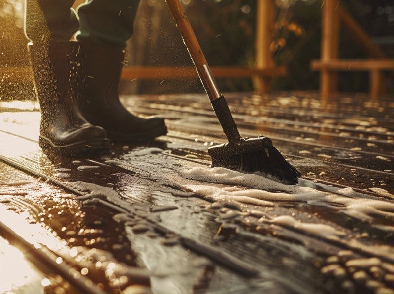 produits pour décrasser une terrasse bois