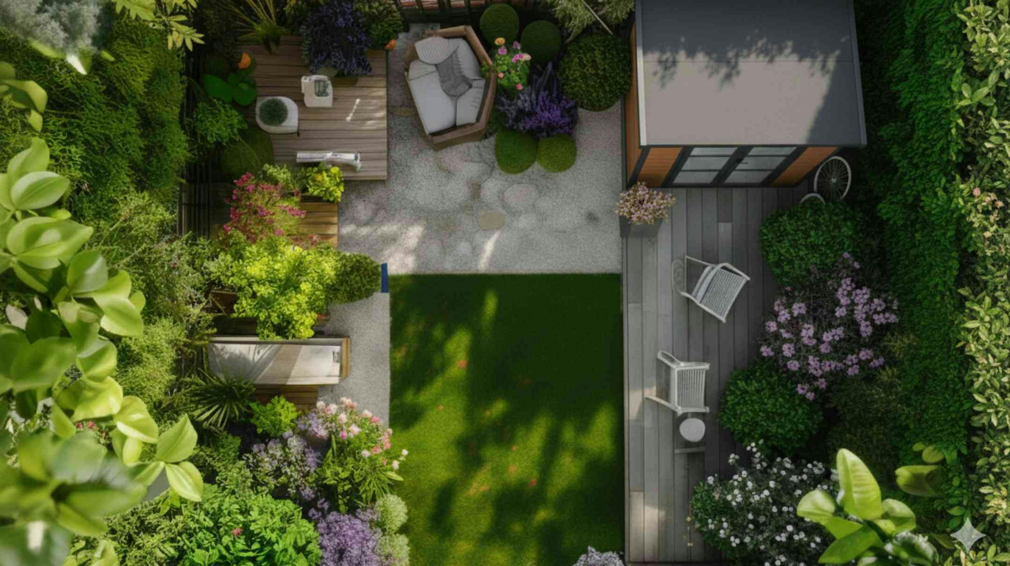 Aménager un petit jardin pour optimiser le rangement