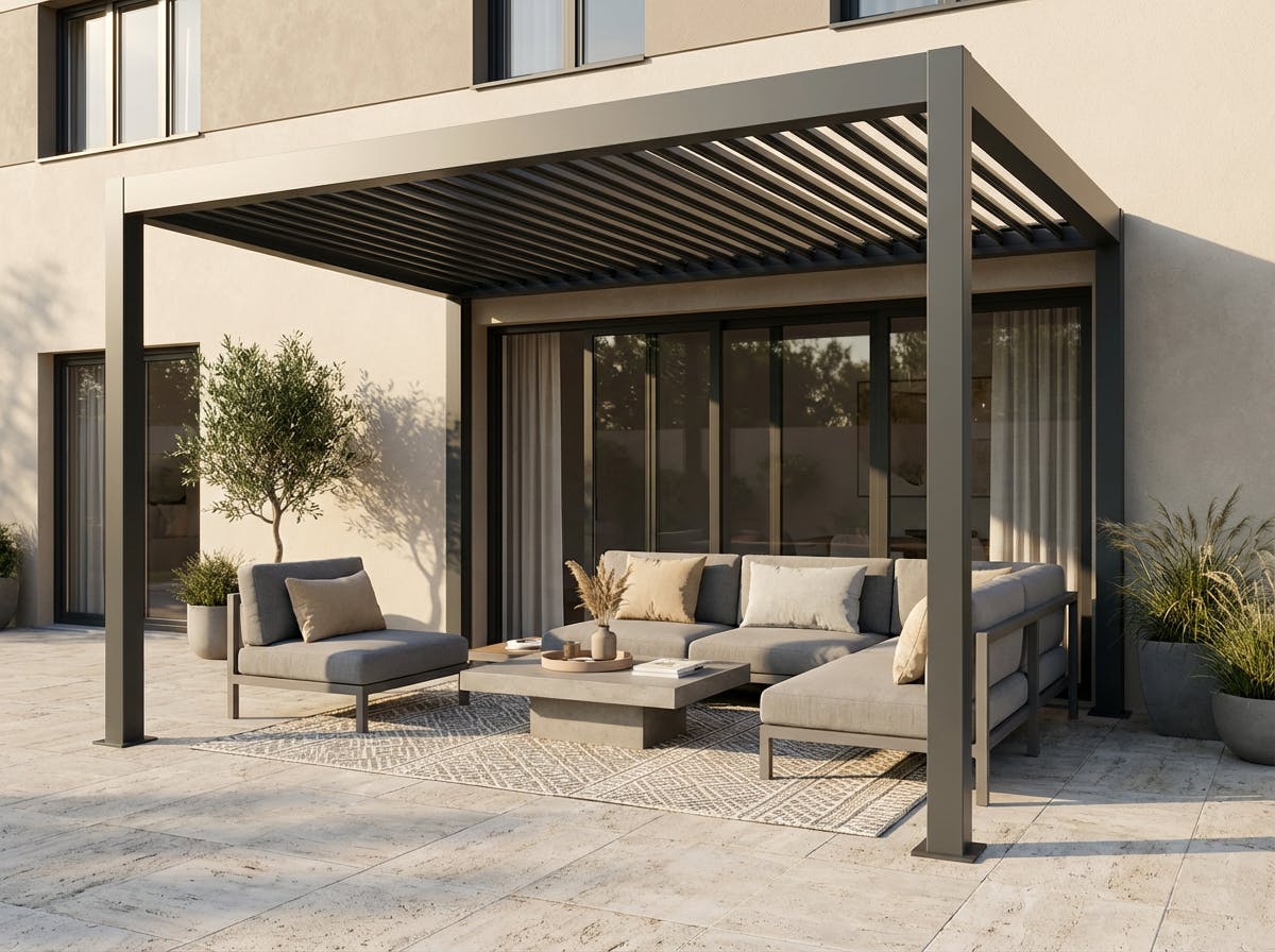 déco pour une pergola bioclimatique