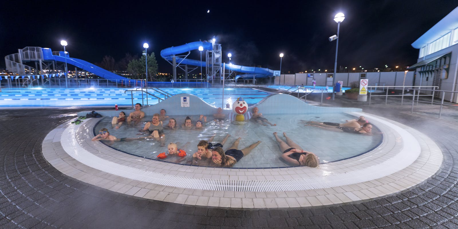 Geothermal pool in Iceland