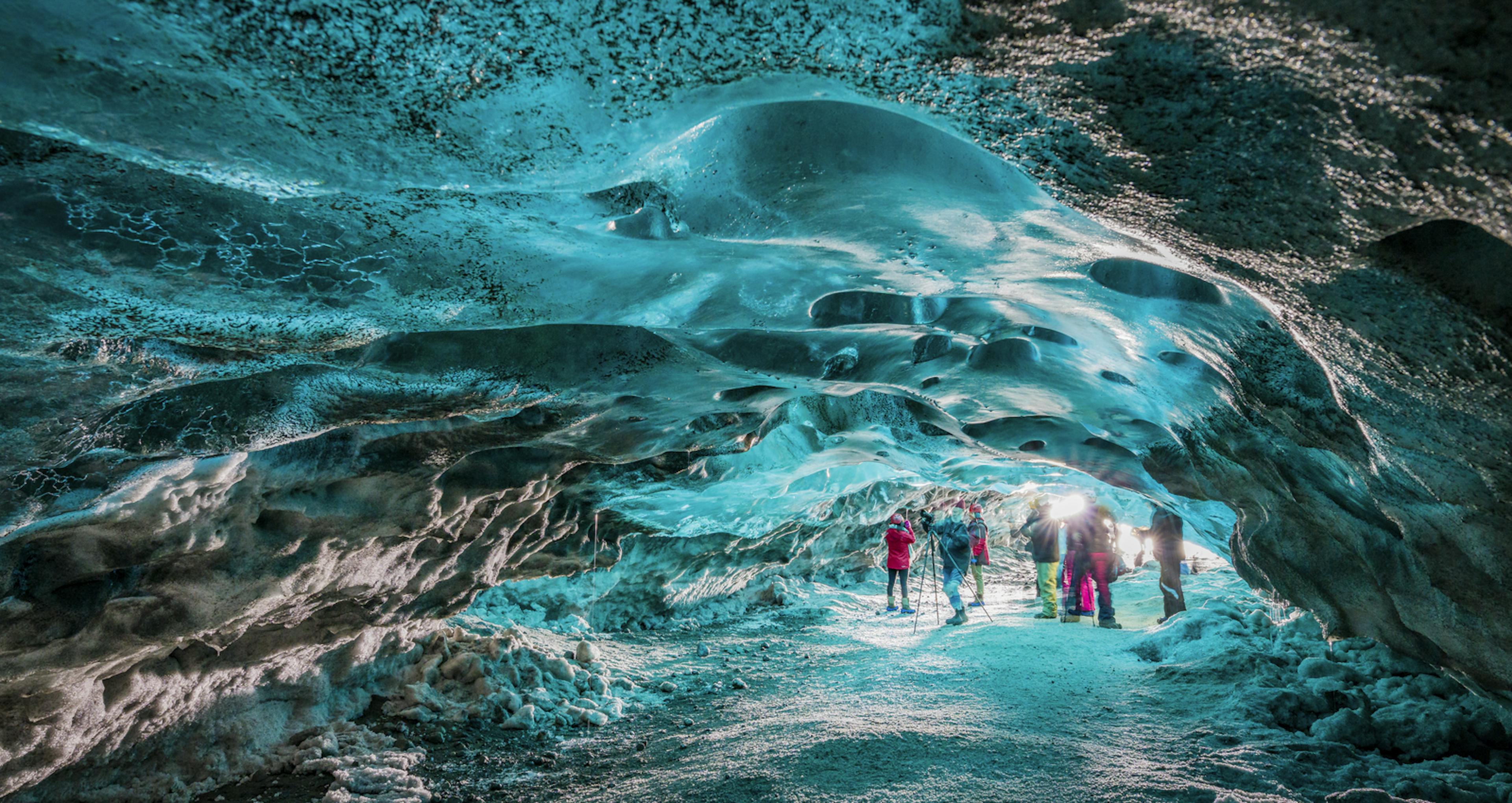Ice Cave in Icelamnd