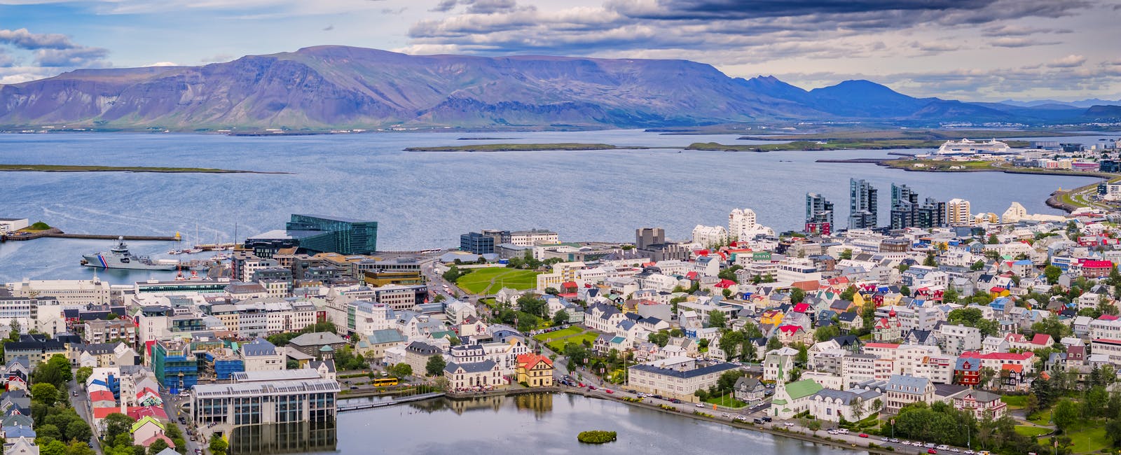 Esjan view from Reykjavik