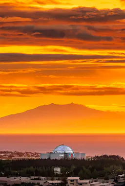 Perlan sunset
