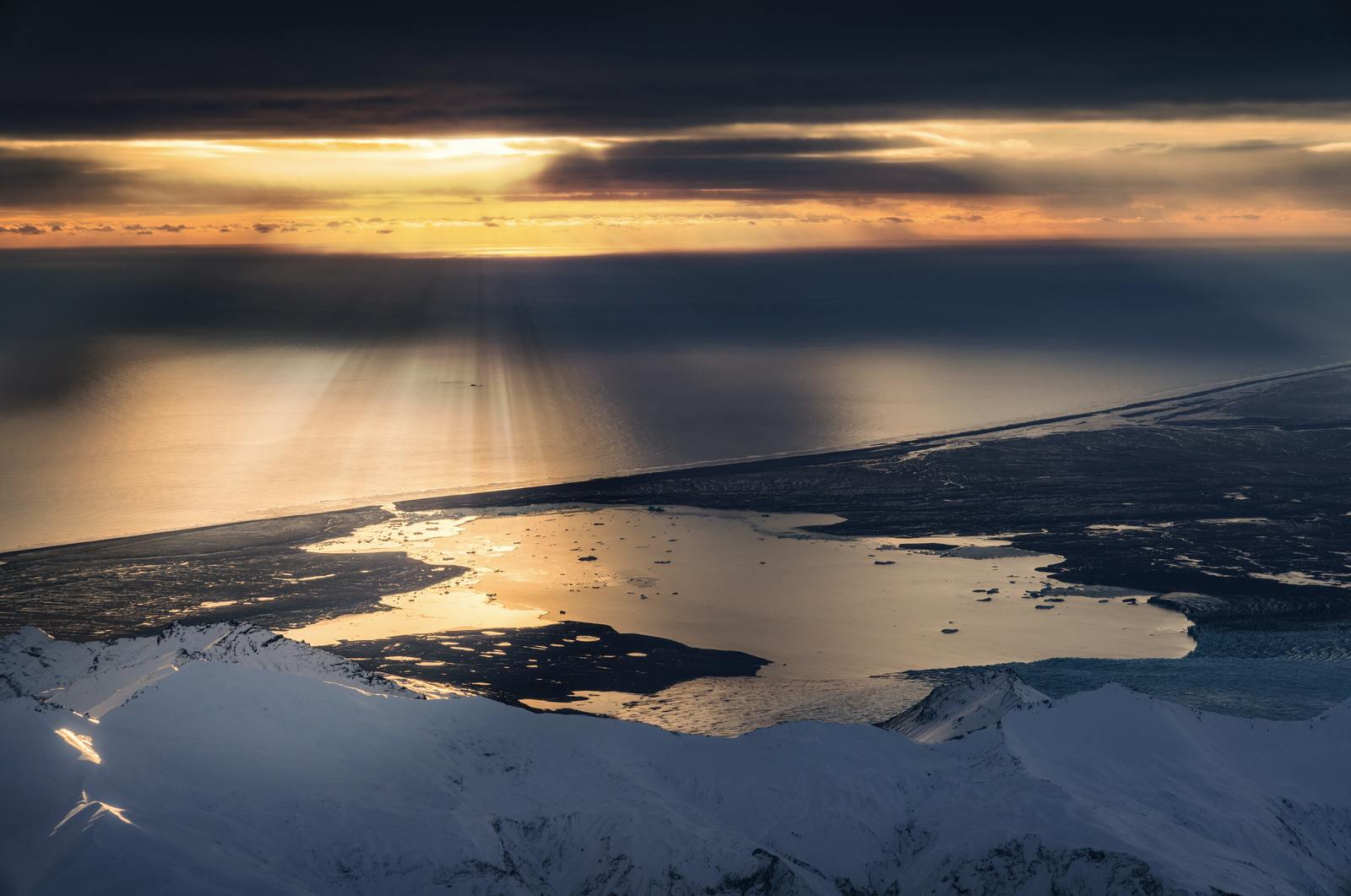 Jökulsarlon sunset