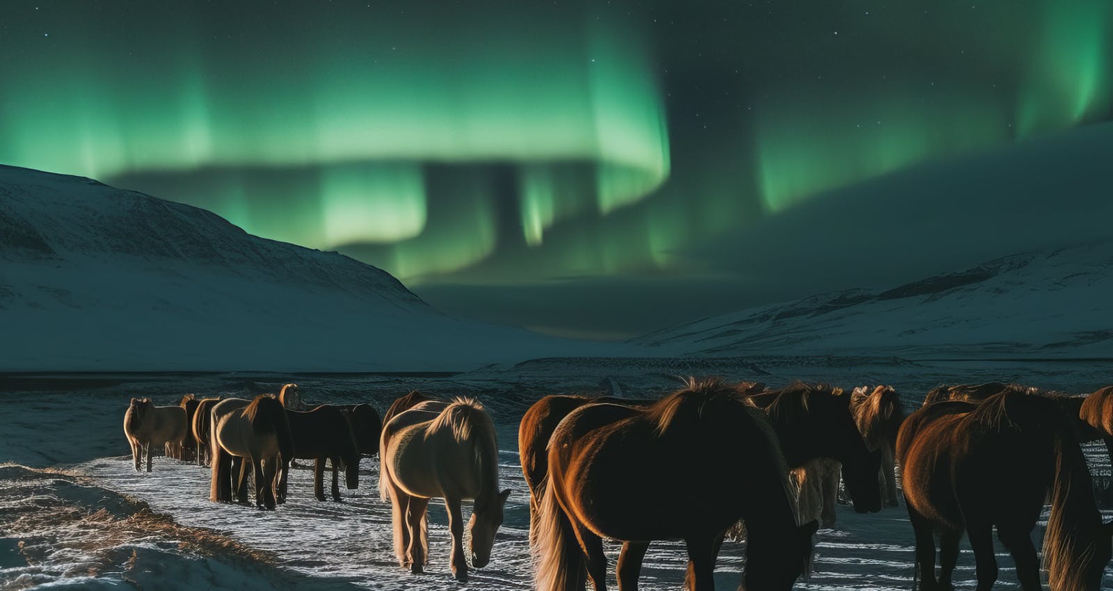 Northern lights in Iceland