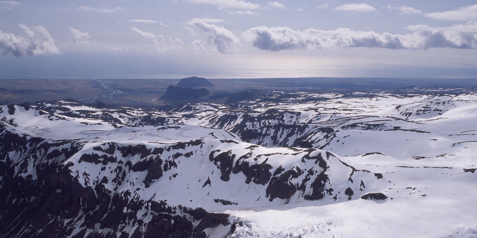 Solheimajokull glacier