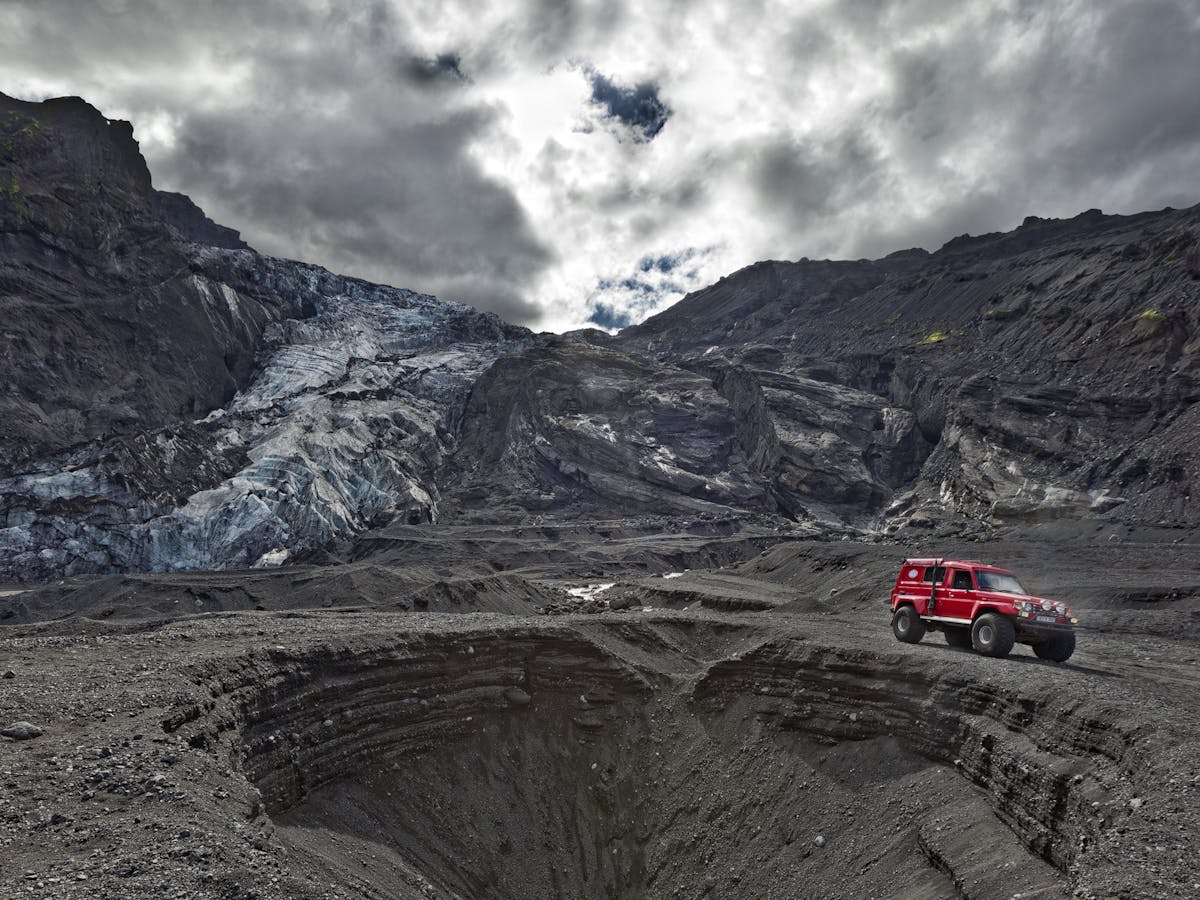 Eyjafjallajökull crater