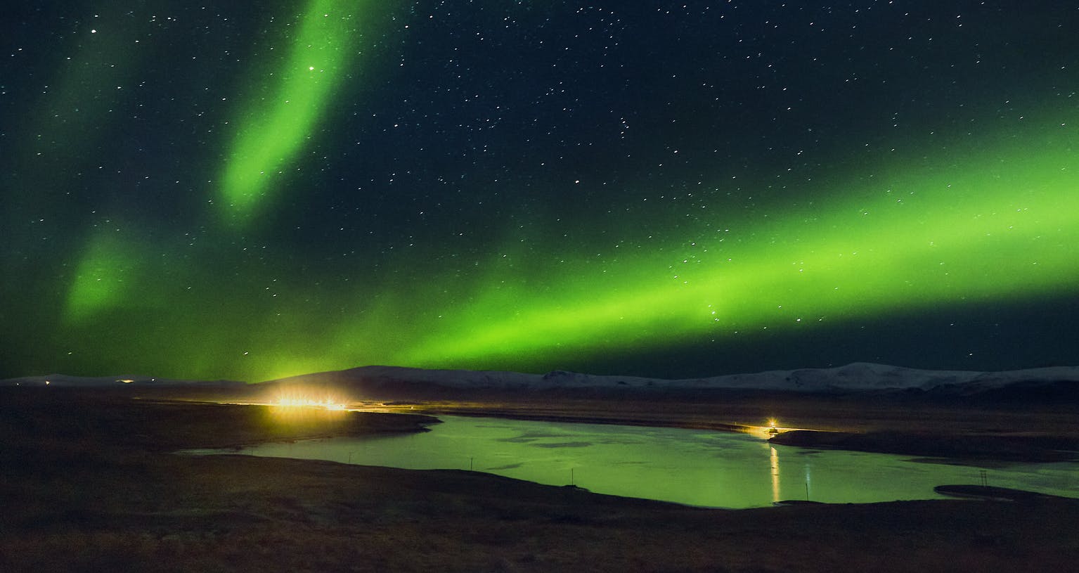 Northern lights in Iceland