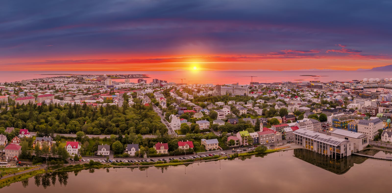 Reykjavik sunset