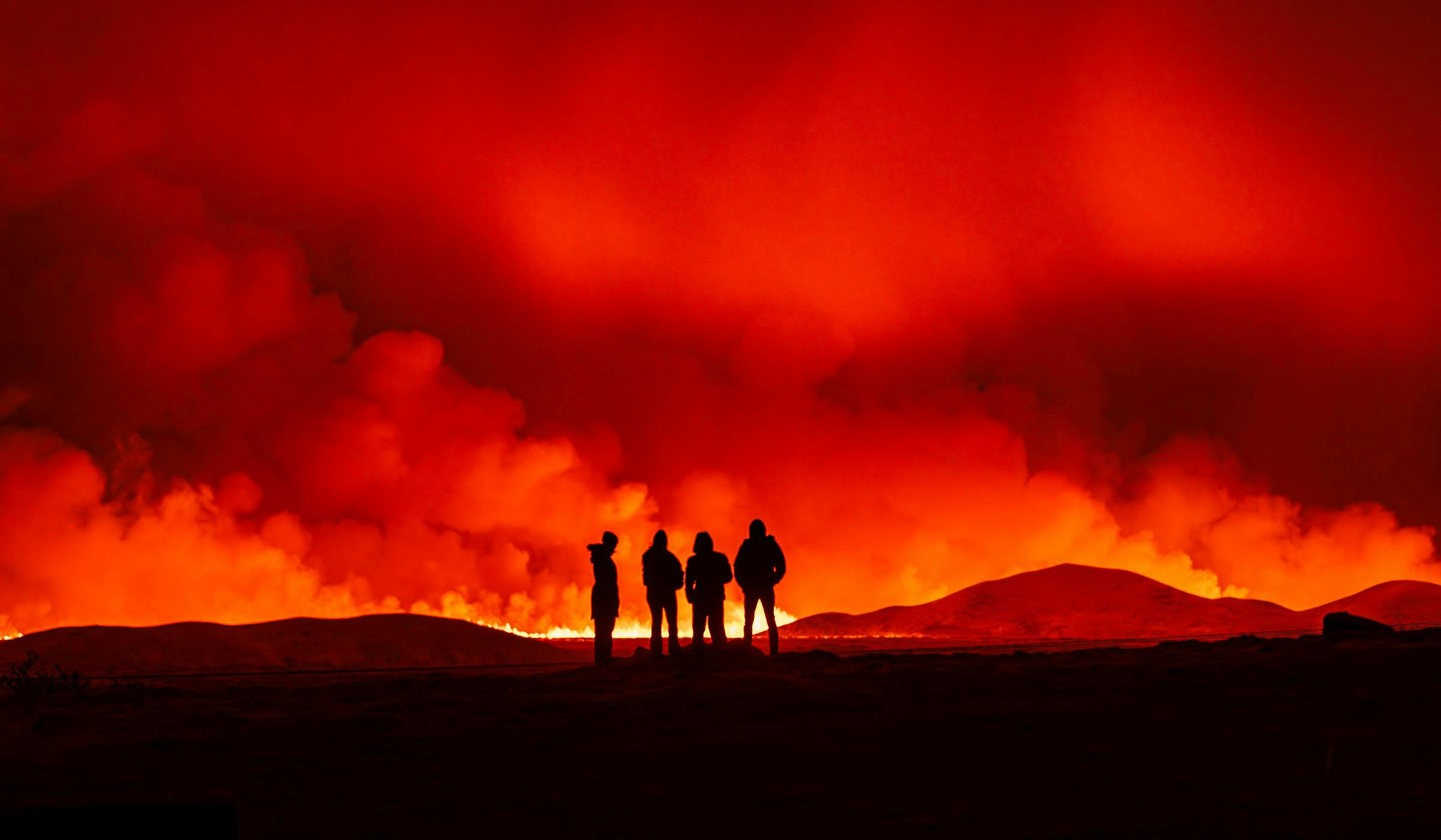 Volcanic eruption at Sundhnukagigar