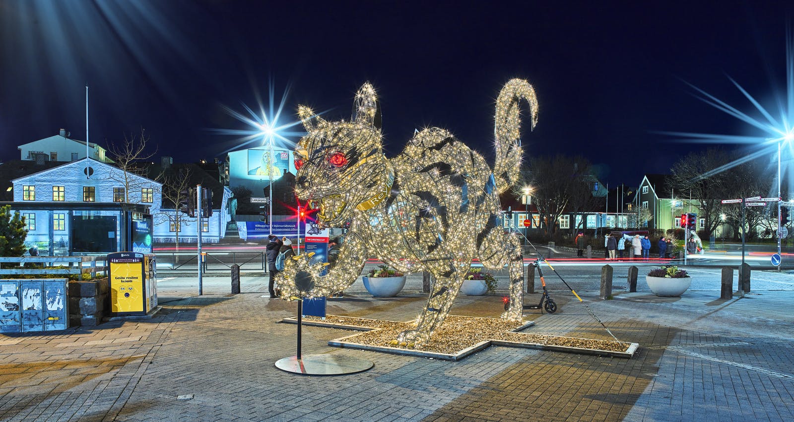 The Christmas Cat in downtown Reykjavik