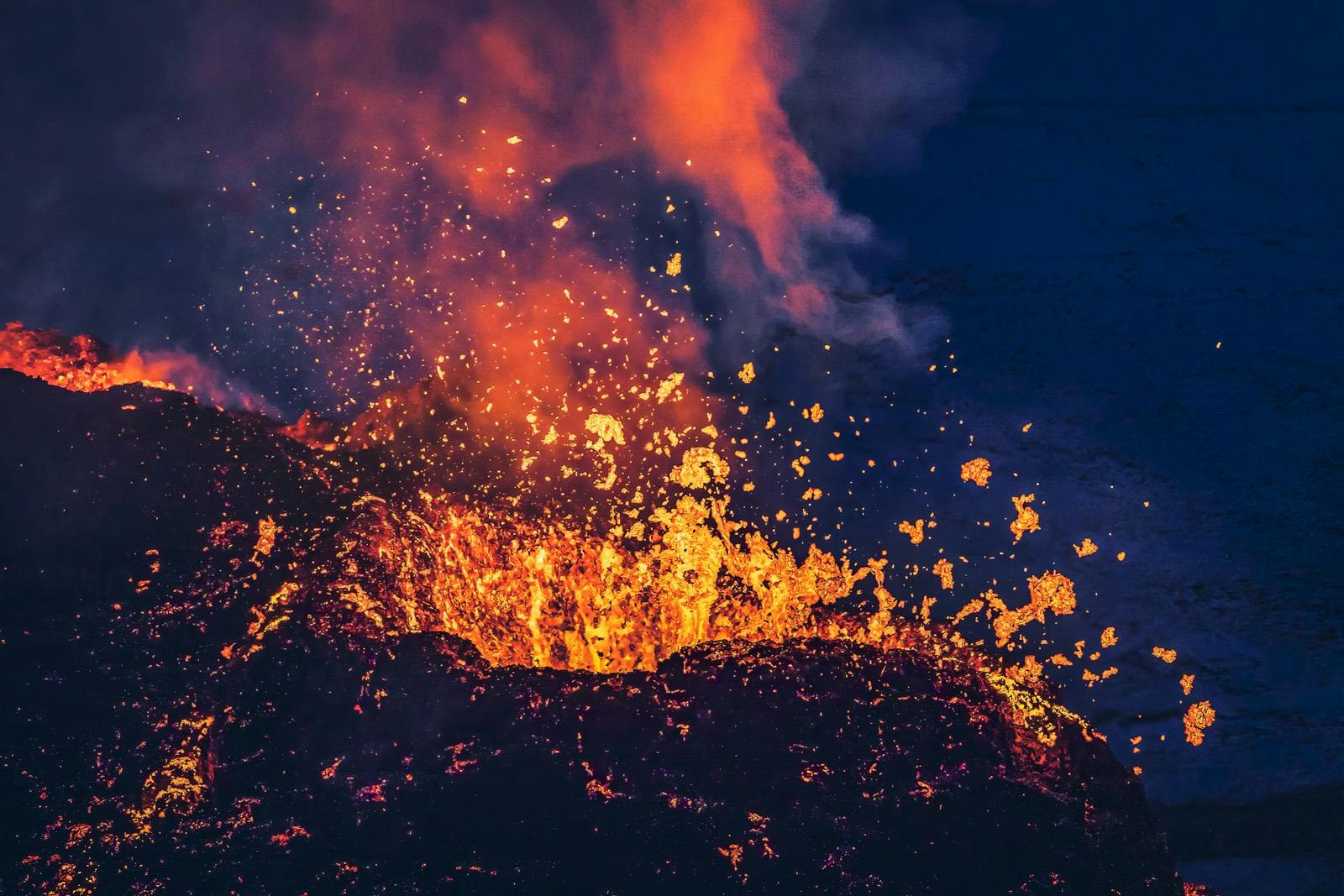 Volcanic eruption
