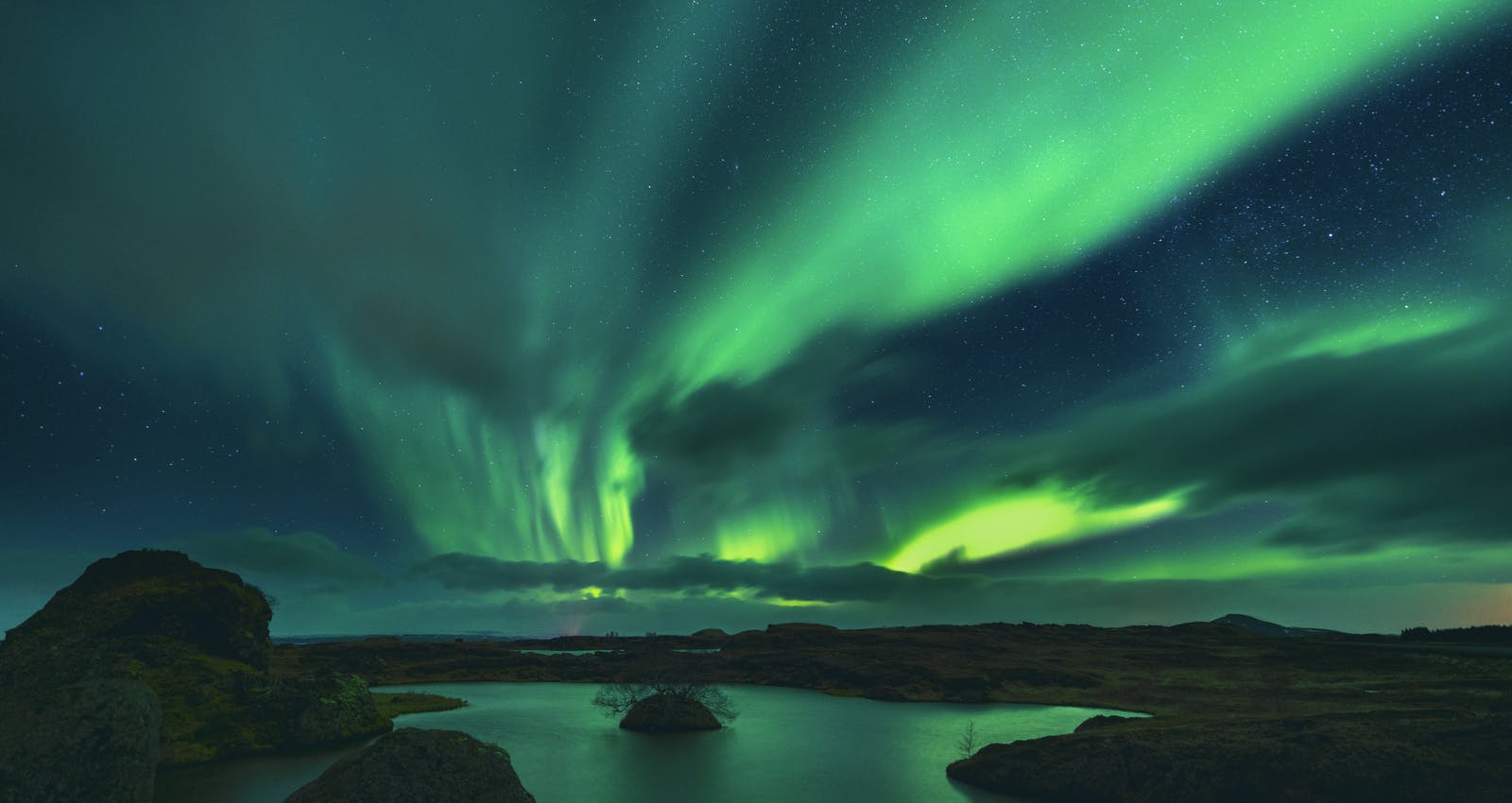 Northern lights in Iceland