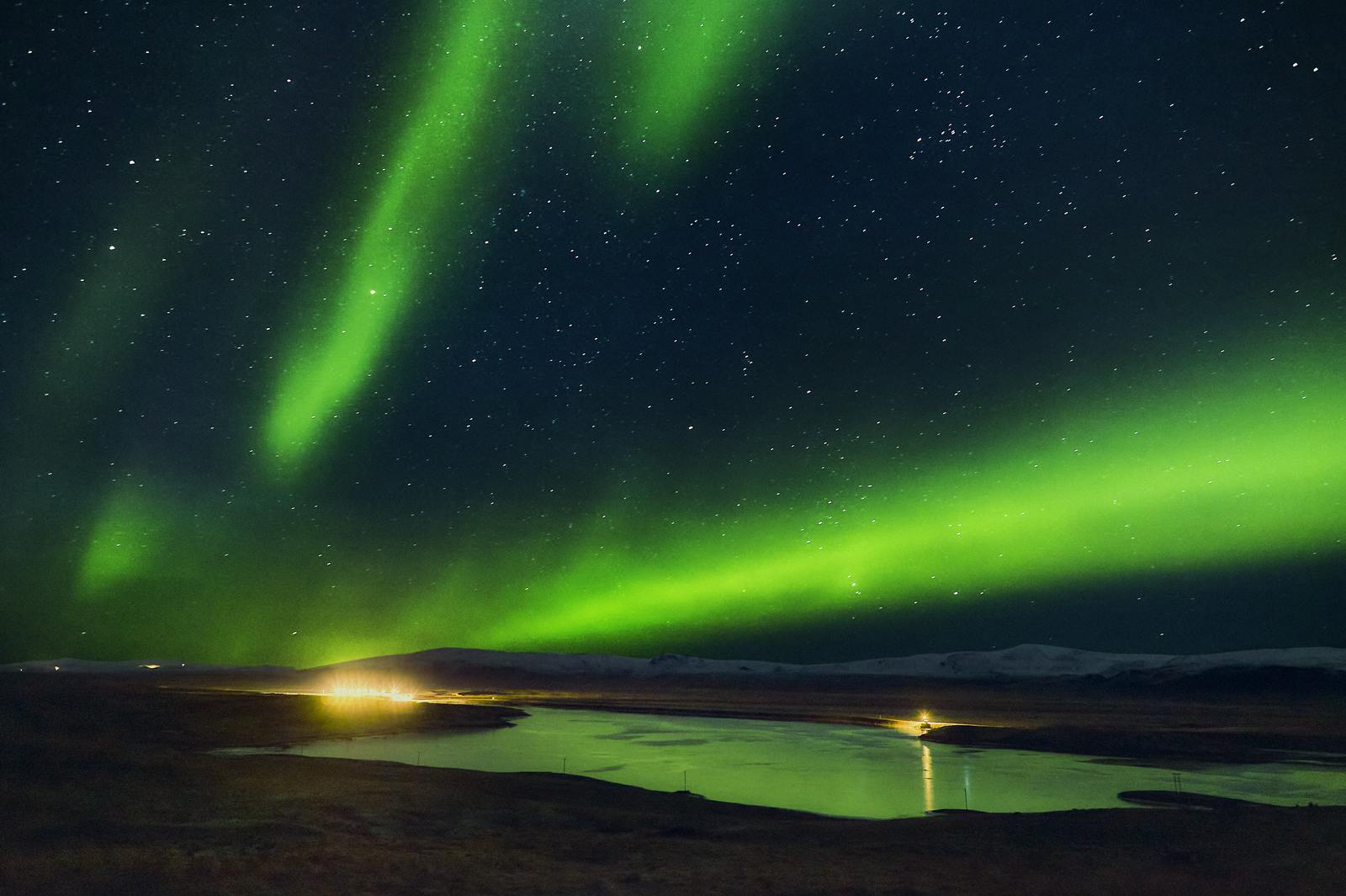 Northern lights in Iceland