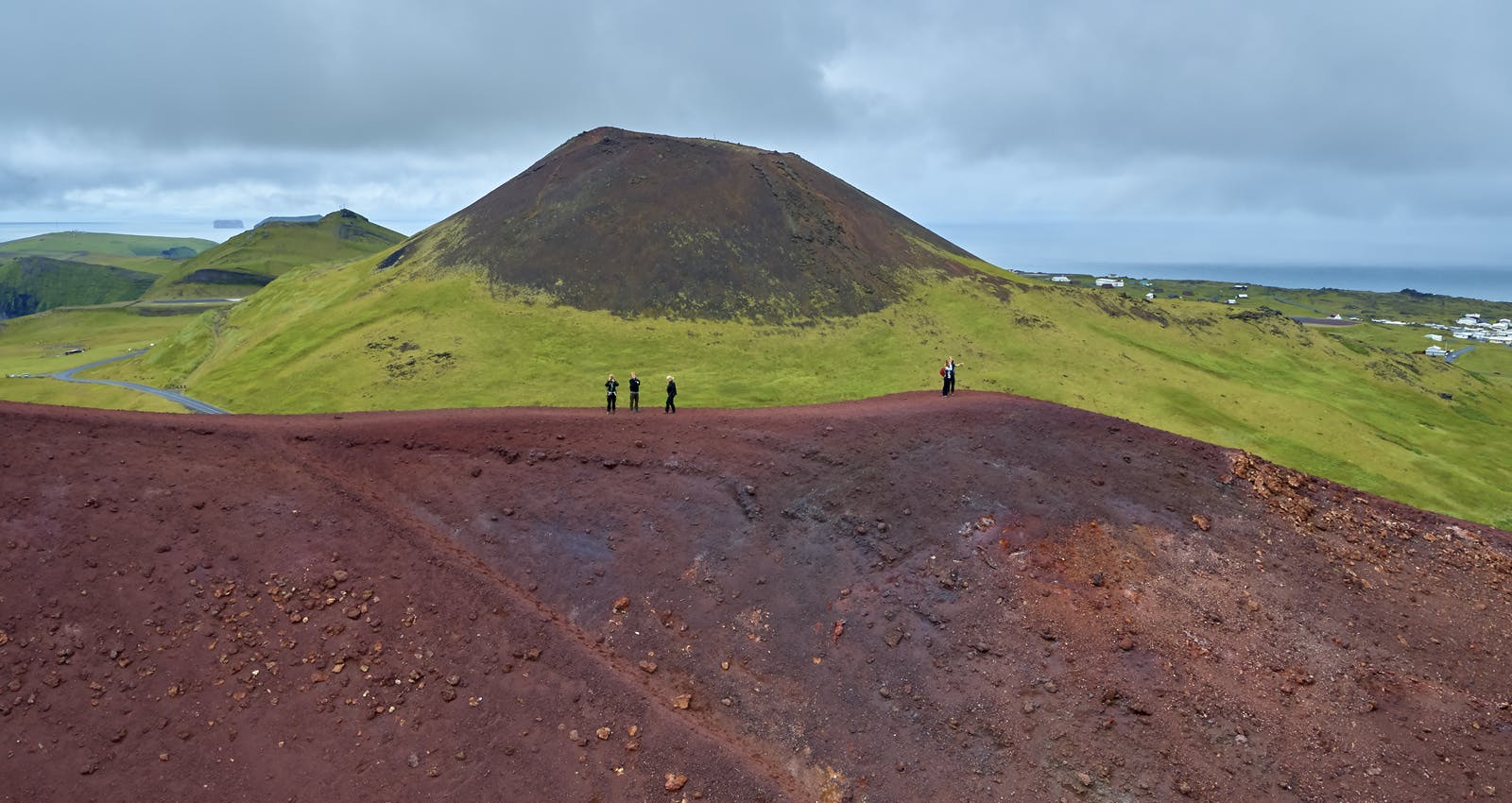 Hike up Eldfell