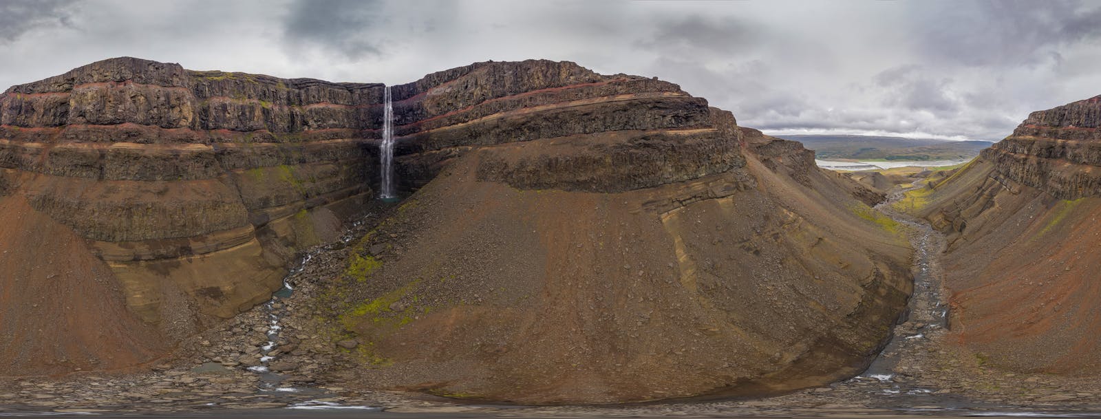 Hengifoss Waterfall