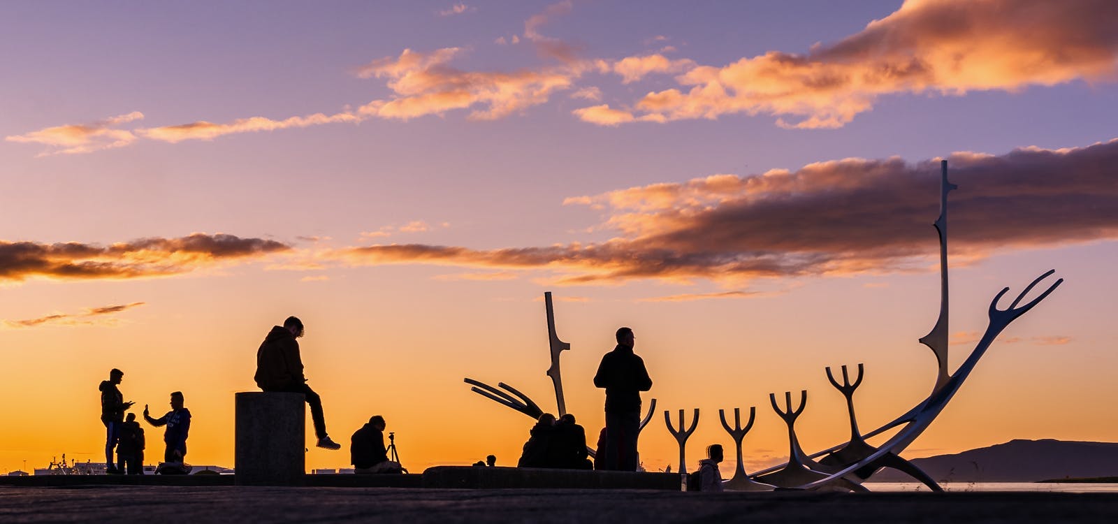 Sun Voyager sculpture in Reykjavik