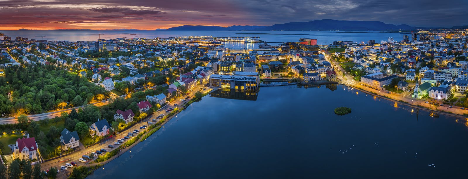 Reykjavik sunset