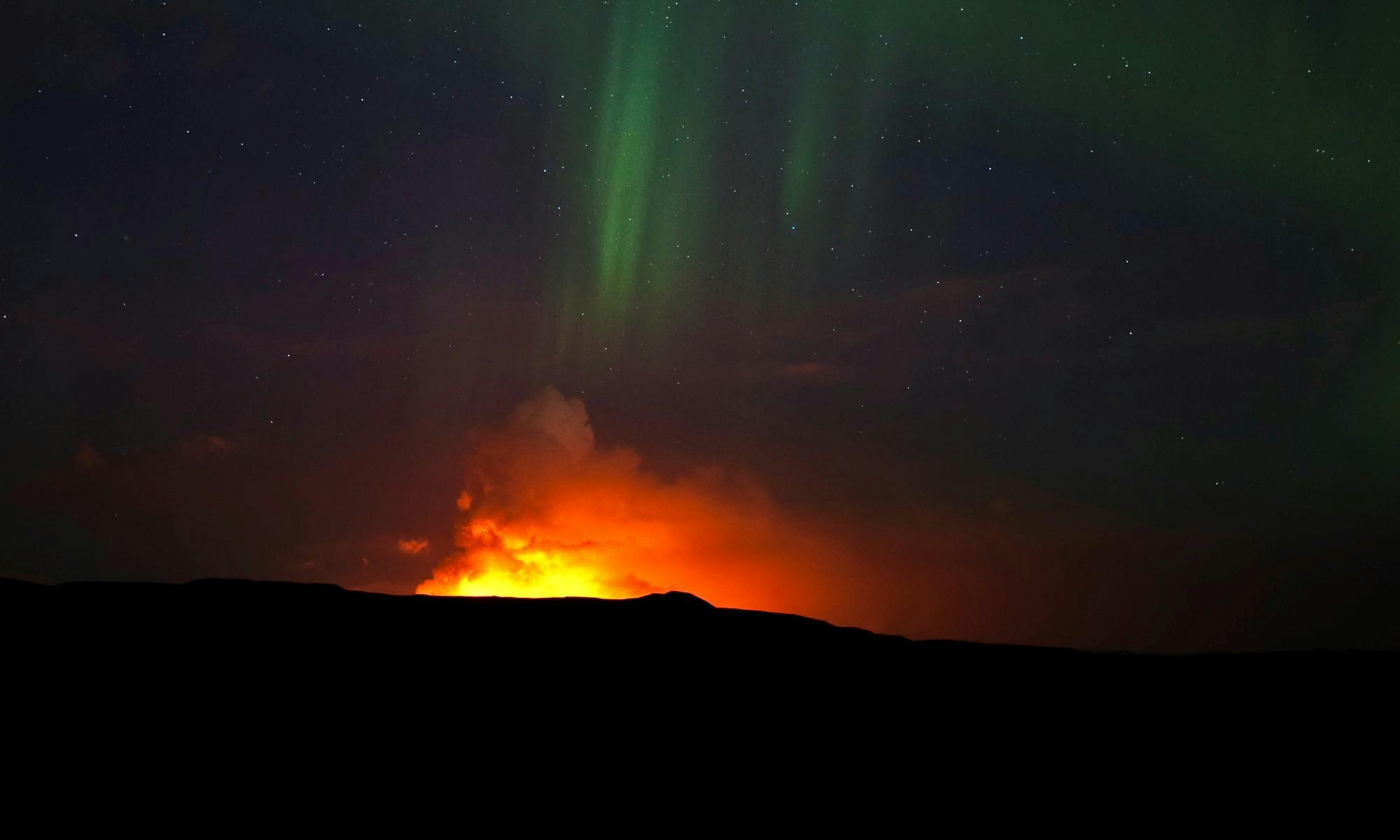 Eruption at Eyjafjallajökull