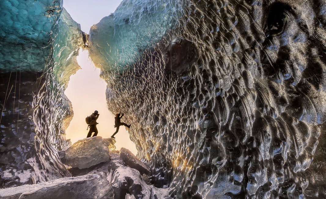 Ice cave in Iceland