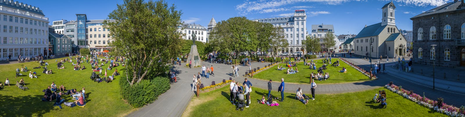 Reykjavik downtown