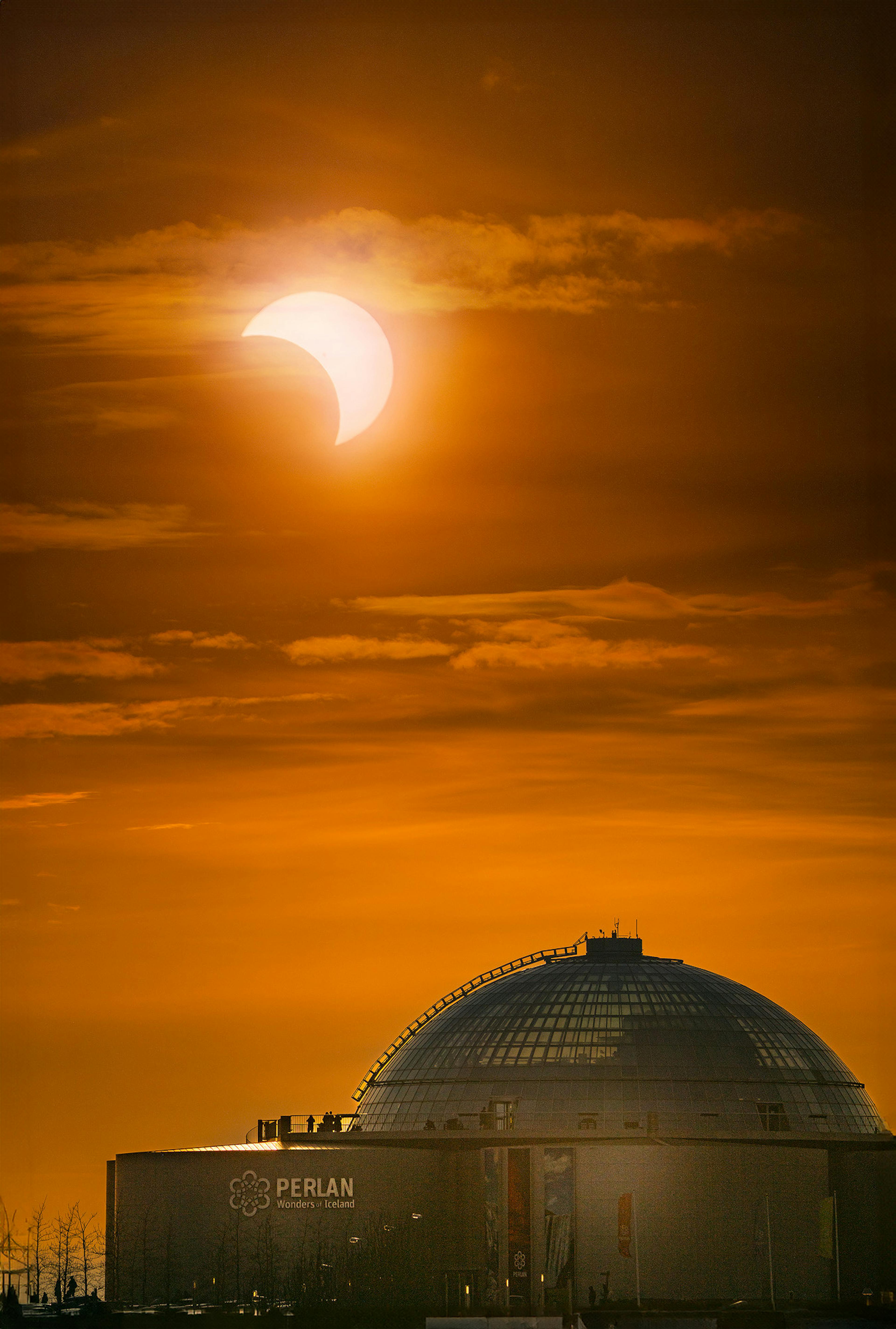 Solar Eclipse view from Perlan