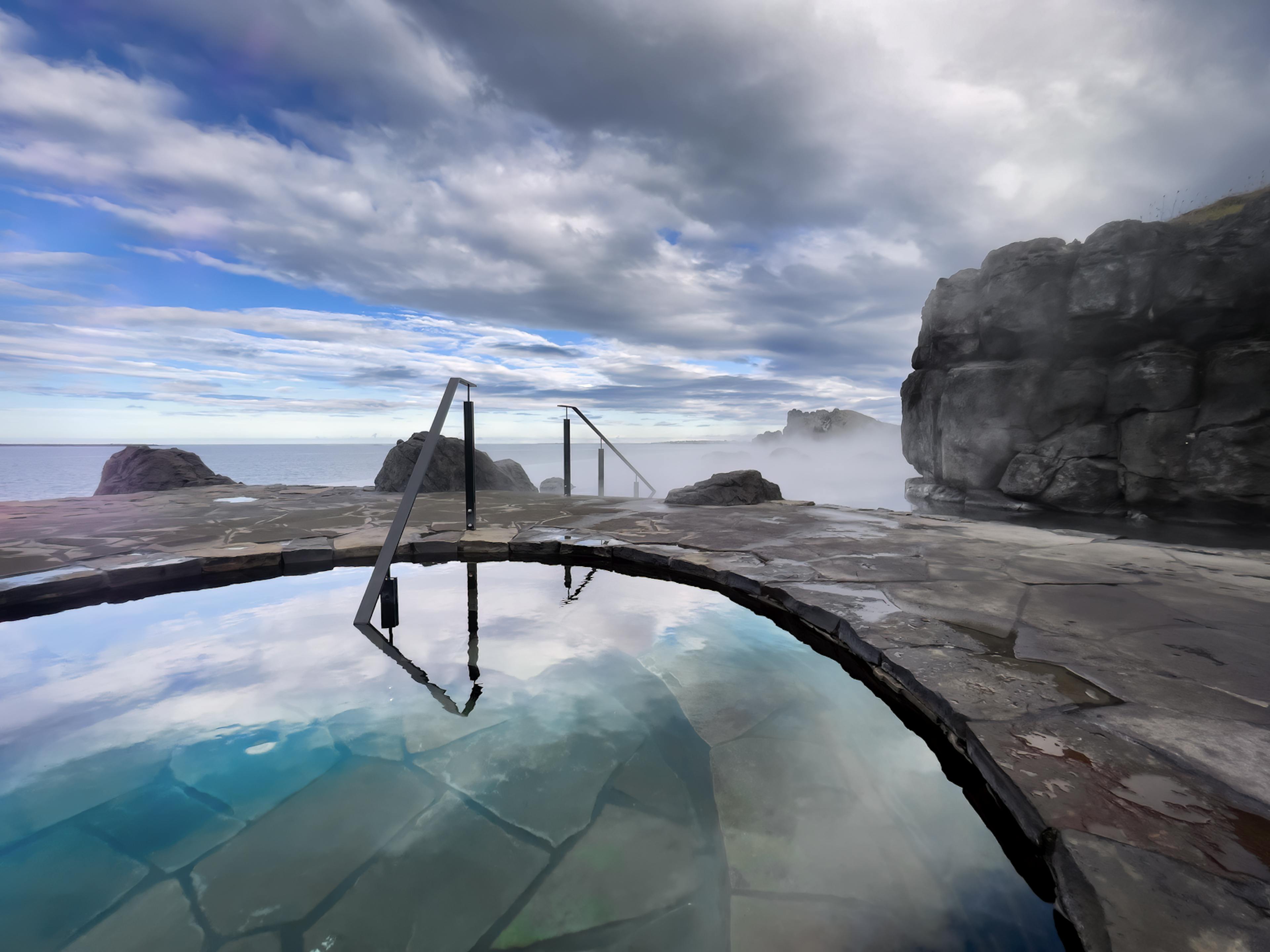 Sky Lagoon Near Reykjavik