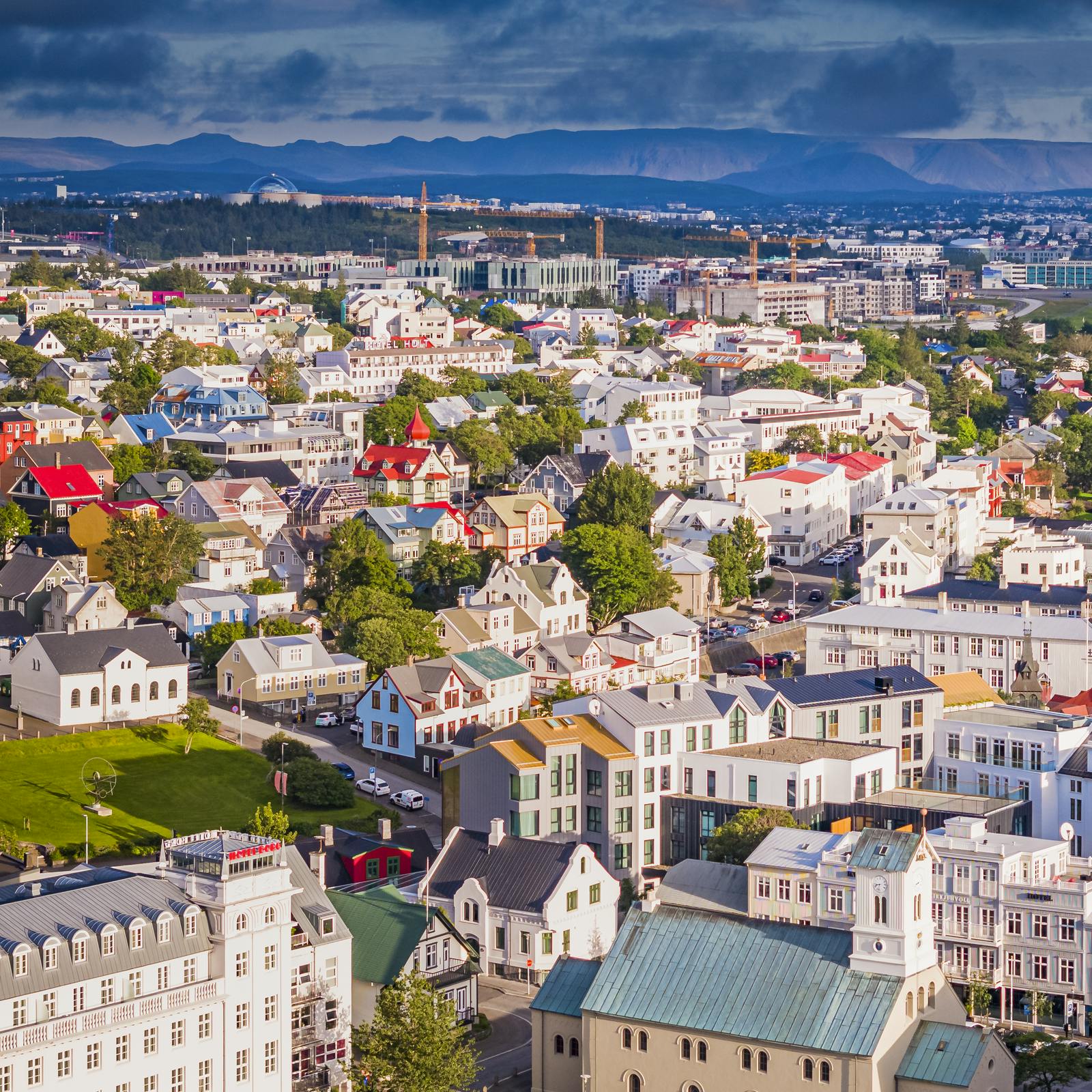 Laugavegur street in Reykjaik