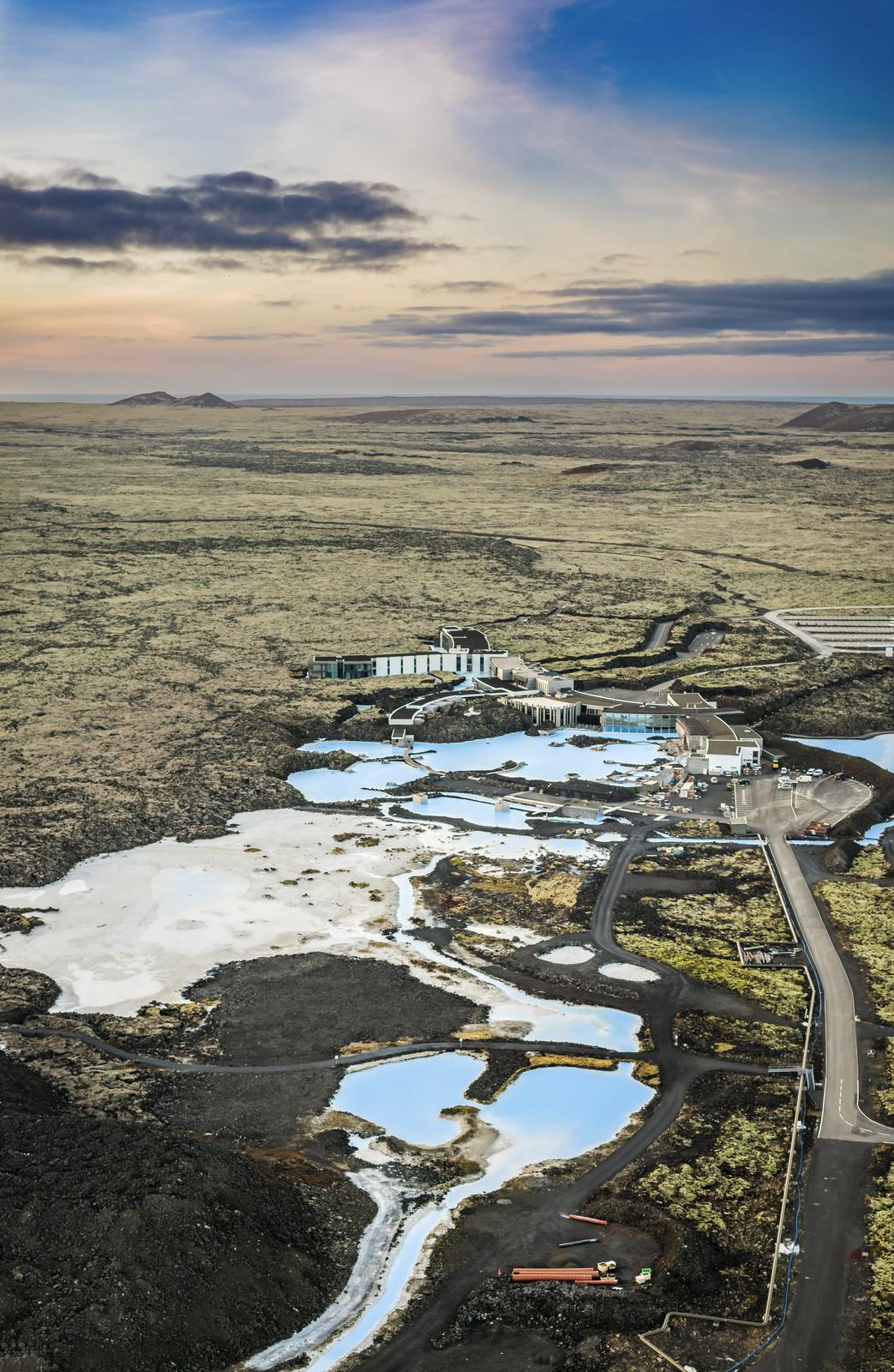View of Blue Lagoon in Iceland