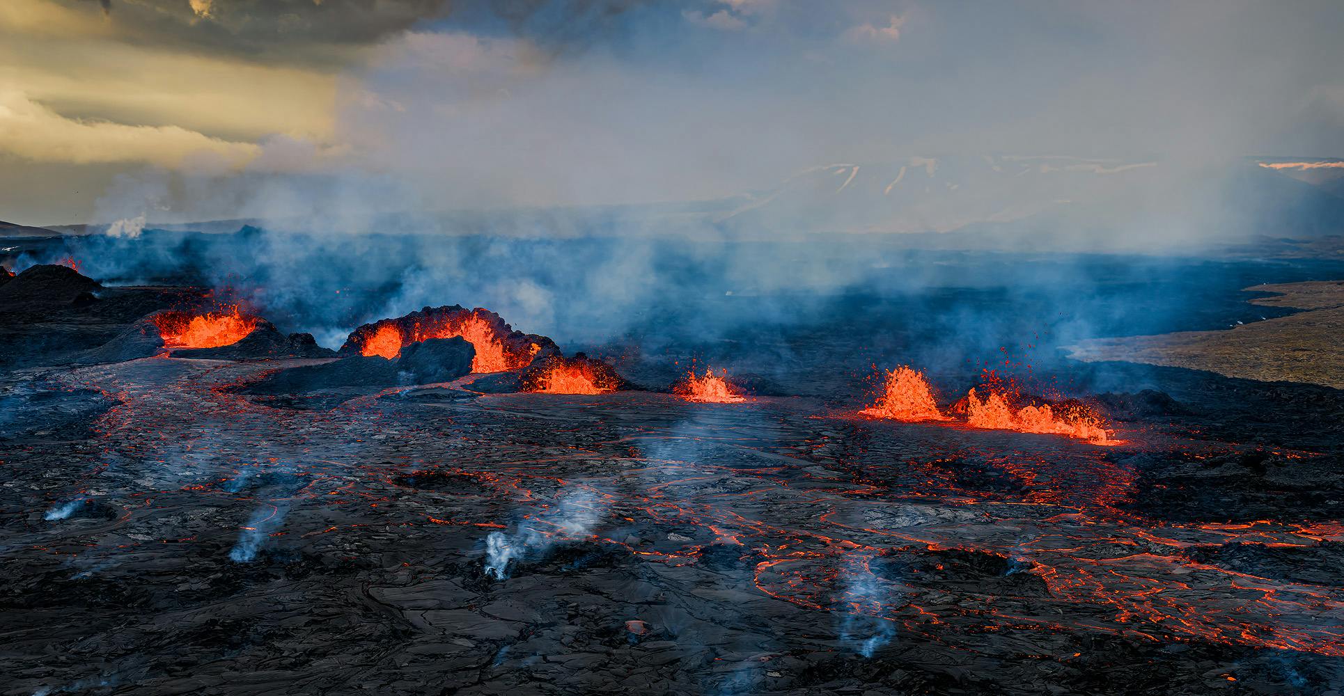 Sunhnúkagígar March 2024 Eruption